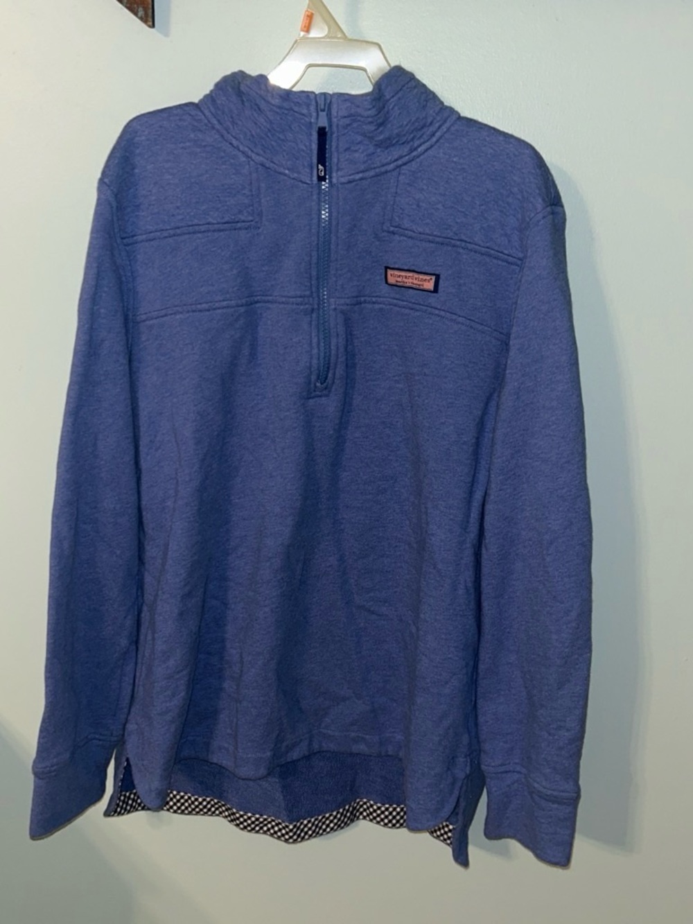 Vineyard Vines Blue Quarter-Zip Pullover Hoodie